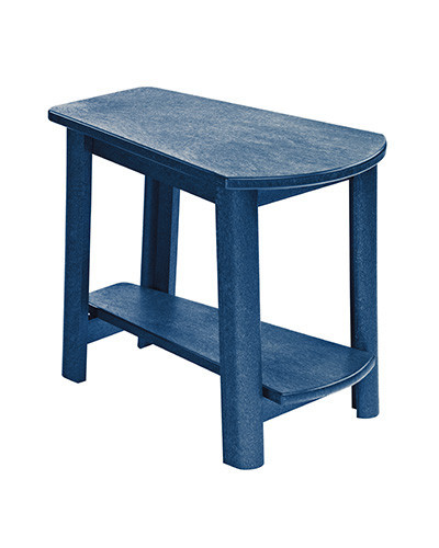 C. R. Plastics Adirondack Side Table, Navy - LIQUIDATION - T04-LIQ-NAVY