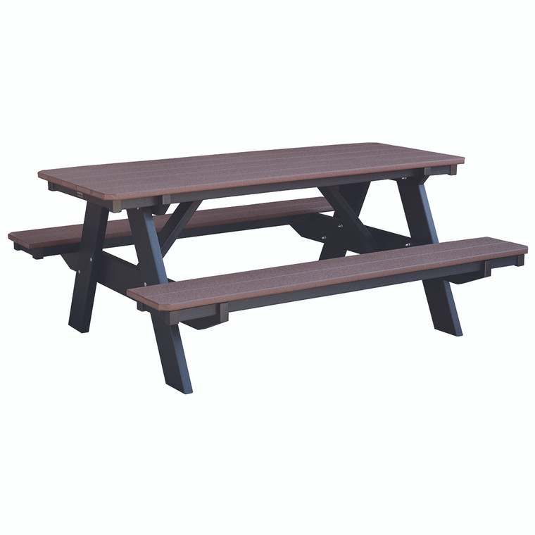 Wildridge Heritage Picnic Table with Attached Benches