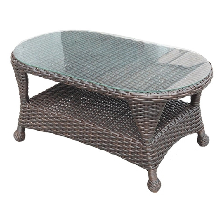 NorthCape Richmond Woven Coffee Table - Frame Only - NC3350CT-OVL