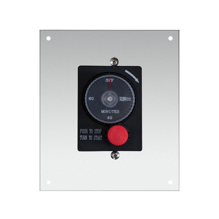 Summerset ESTOP1-0H Mechanical timer with manual emergency shut-off. 1 hour countdown timer
