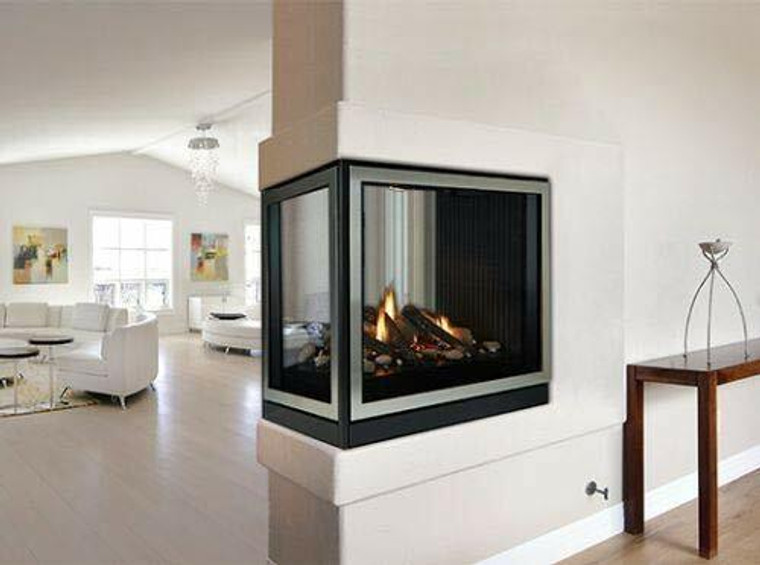 Empire Comfort Systems Tahoe Premium 36 Clean Face DV MV Peninsula Fireplace - Natural Gas