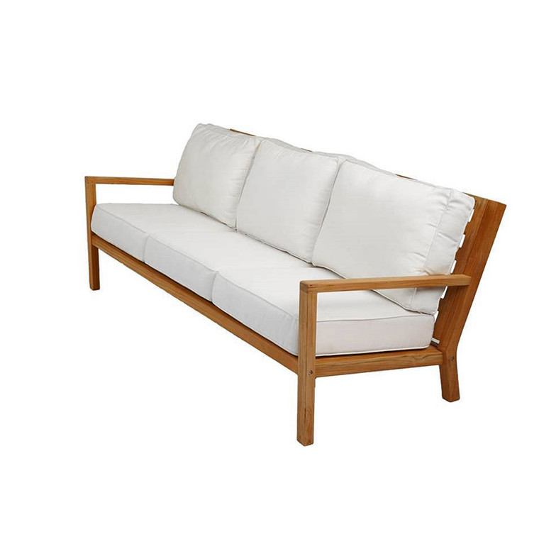 Royal Teak Coastal Three Seater Sofa - White