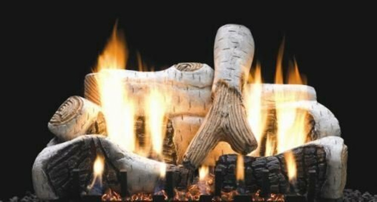 Empire Comfort Systems Birch 30" Ceramic Fiber 4 Piece Log Set- LOGS ONLY