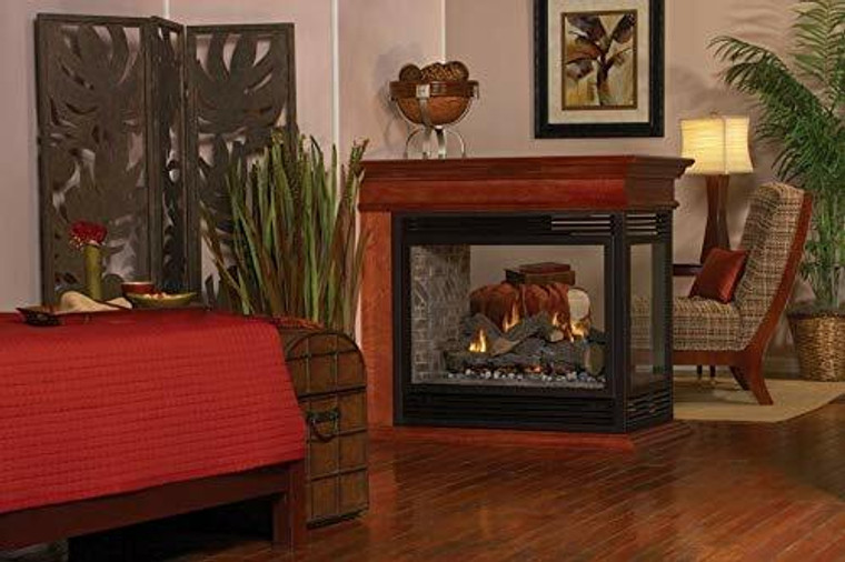 Empire EMPBC Standard Peninsula Mantel Base - Cherry