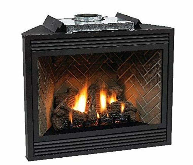 Empire Tahoe Premium 36" Direct-Vent IP Control NG Fireplace with Blower