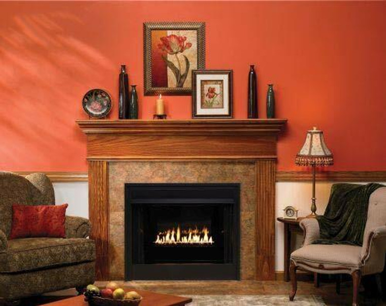 Empire Comfort Systems MFL-52-UH Plain Profile Mantel,Unfinished Hardwood