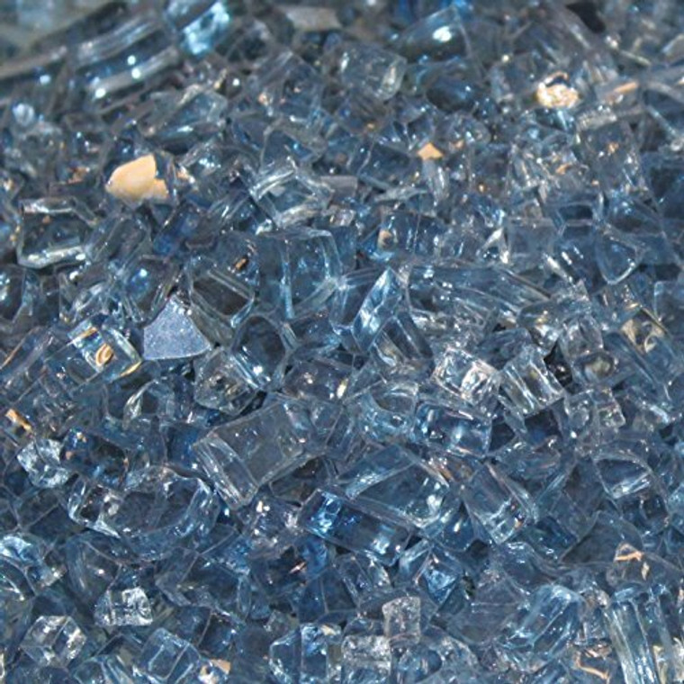 Empire Comfort Systems Crushed Decorative Glass - Blue Clear