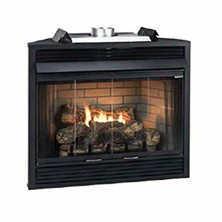 Empire Comfort Systems Deluxe IP 34" Louver B-Vent Fireplace - Natural Gas