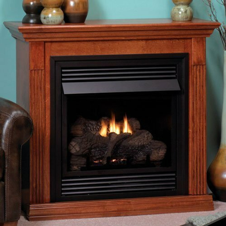 Empire Comfort Systems VFD26FM30CN Vail 26 Millivolt Vent Free Special Edition with Cherry Mantle, Natural Gas