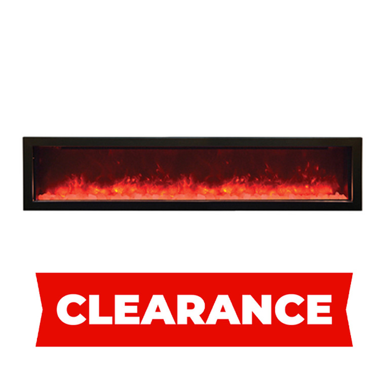 72" Slim Electric Fireplace Built-In by Amantii