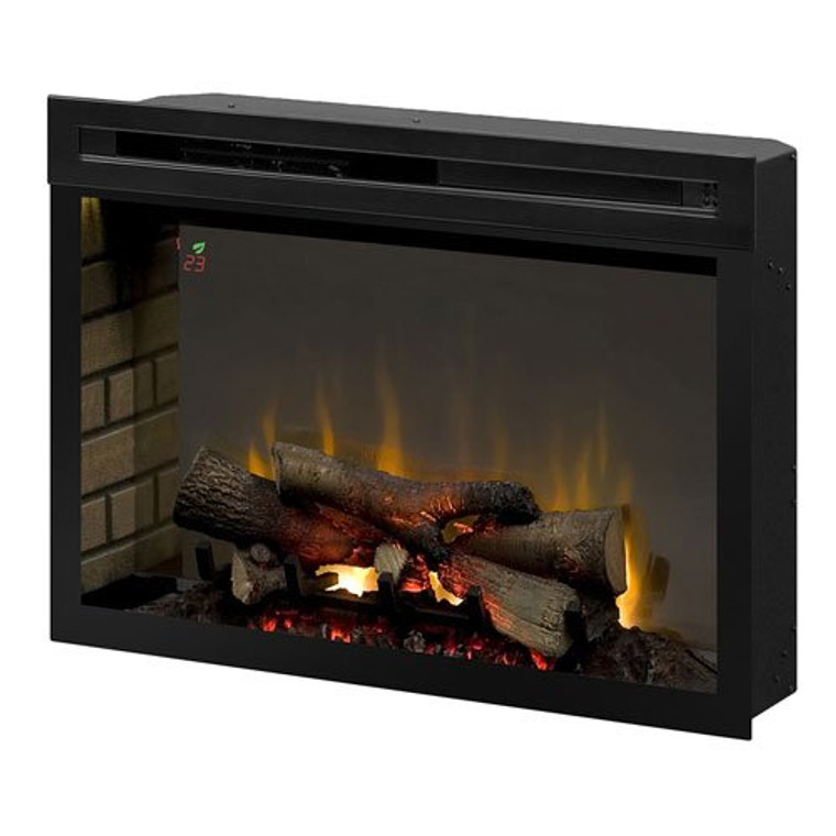 Dimplex PF3033HL Multi-Fire Xd 33-Inch Electric Firebox with Faux Logs Bed, Black
