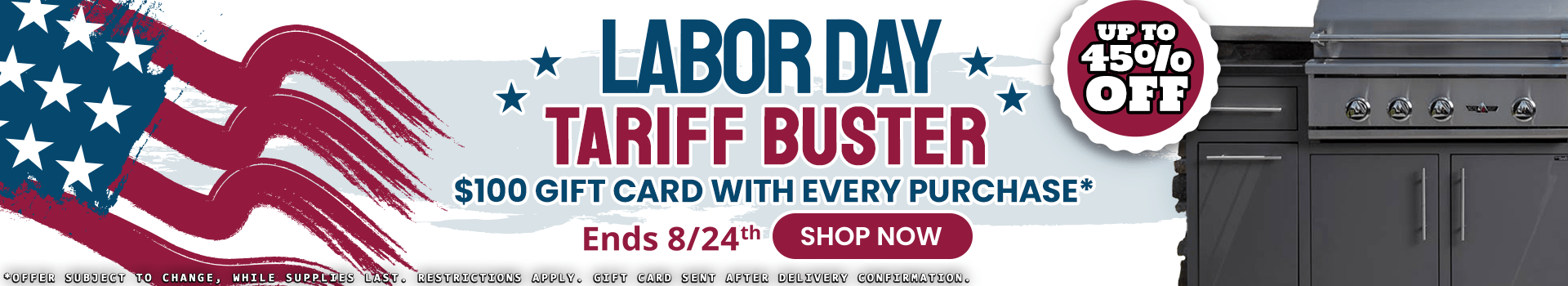 Labor Day Tariff Buster Sale