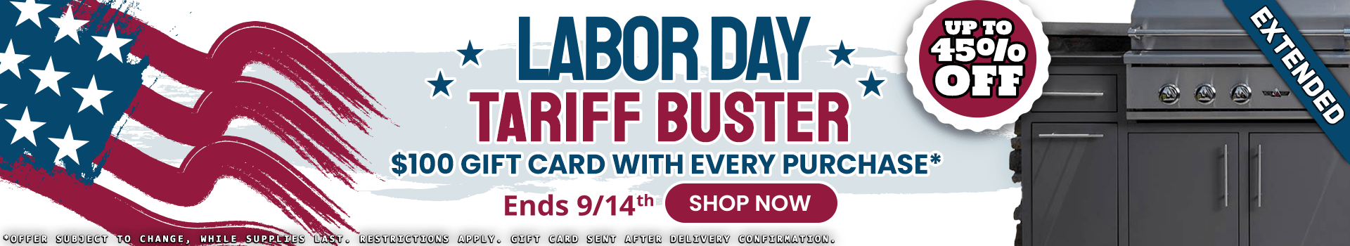 Labor Day Tariff Buster Sale