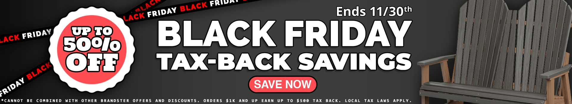 Black Friday Tax Back Sale