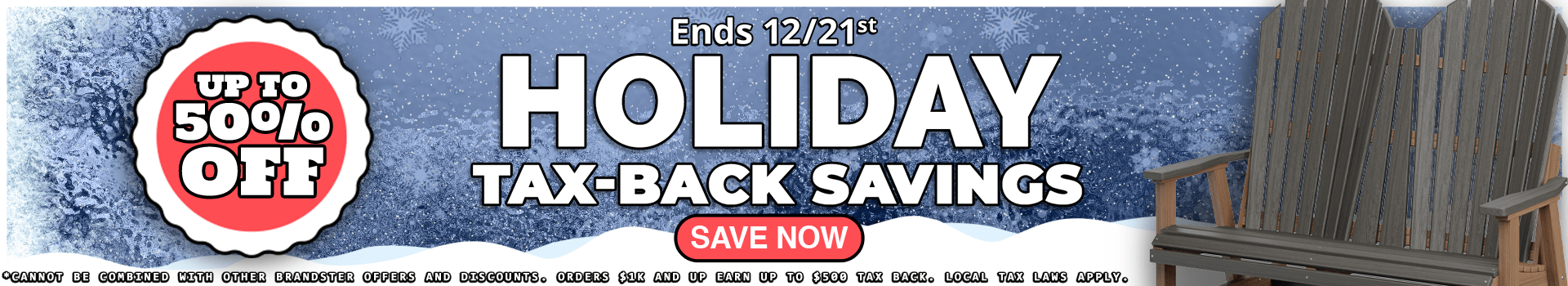 Holiday Tax Back Sale