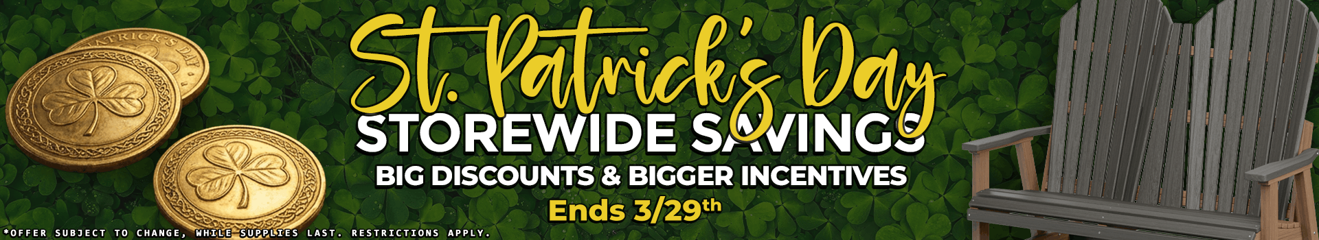 Saint Patrick's Day Sale