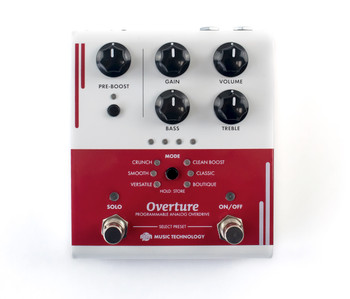 Overture - Programmable Overdrive Pedal - Front View