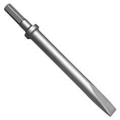 18" Narrow Chisel for .580" Hex Shank with Round Collar