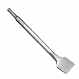 1-1/4" Wide by 18" Long Bent Chisel for .401" Non-Turn Type Shank