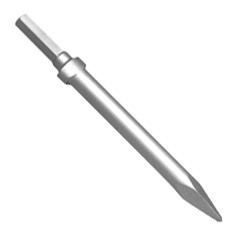 18" Moil Point for .580" Hex Shank with Oval Collar
