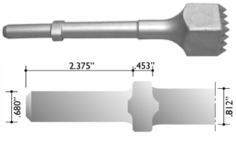 Bush Tools for .680" Round Shank - Oval Collar