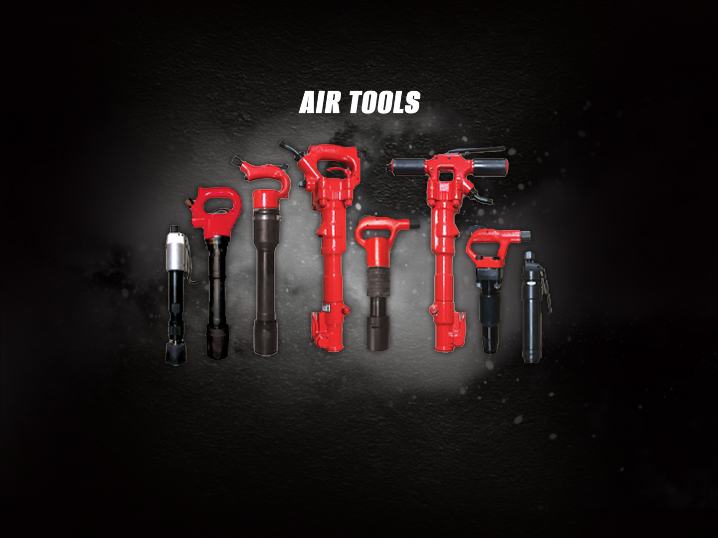 Air chisel tools and pneumatic demolition equipment
