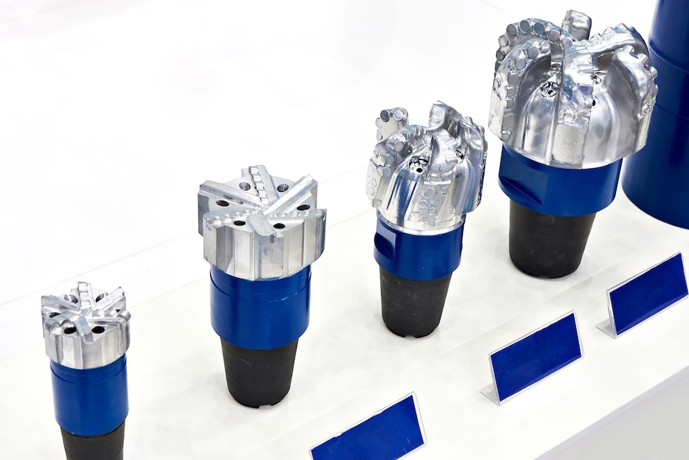 Rock drill bit sizes for contractor and industrial drilling applications