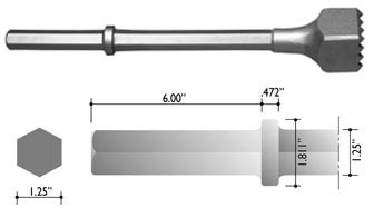 Bush Tools for 1-1/4" x 6" Shank