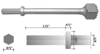 Bush Tools for 7/8" x 3-1/4" Shank