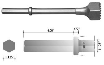 Bush Tools for 1-1/8" x 6" Shank