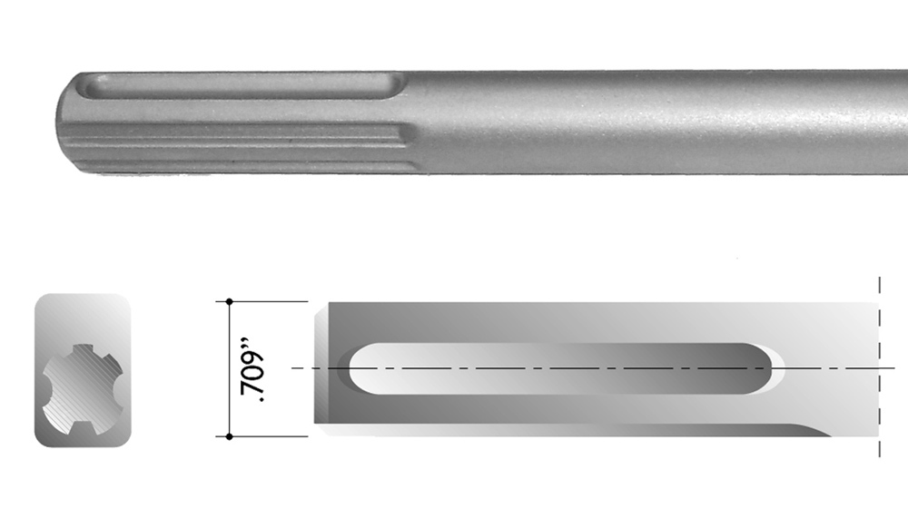 SDS Max Floor Scraper System