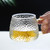 350ml/400ml Hammer Pattern Coffee Cup Juice Glass Mug Temperature Heat Resistant Hand Handle Tea Cup Household Drinking Cocktail
