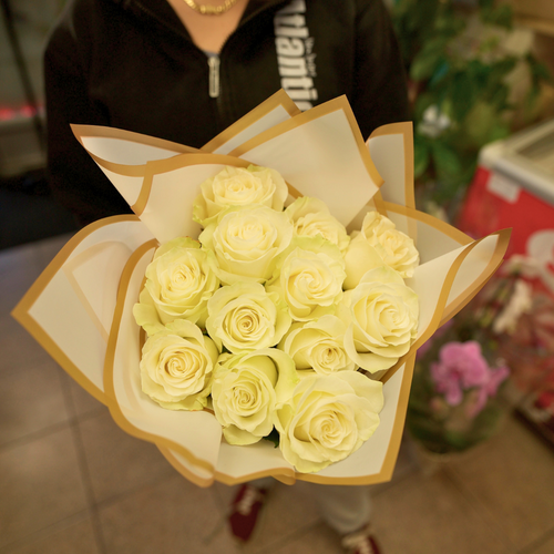 White Rose Bouquet