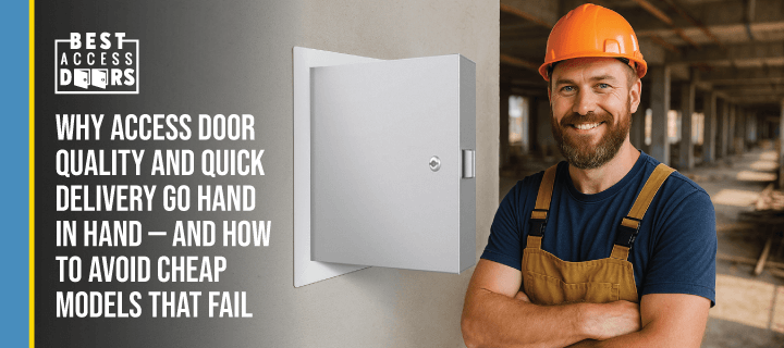 Why Access Door Quality and Quick Delivery Go Hand in Hand — and How To Avoid Cheap Models That Fail