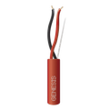 Cable De Alarma 2 Conductores 18 AWG FPLR Sólido No Blindado Color Rojo 305 Metros