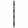 Organizador Vertical de Cables Siemon Value VCM1A-04D-1-45, Doble Cara, 45U, 4 pulgadas, Negro