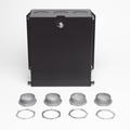 ZONE UNIT ENCLOSURE, 24 MAX OPENINGS, BLACK