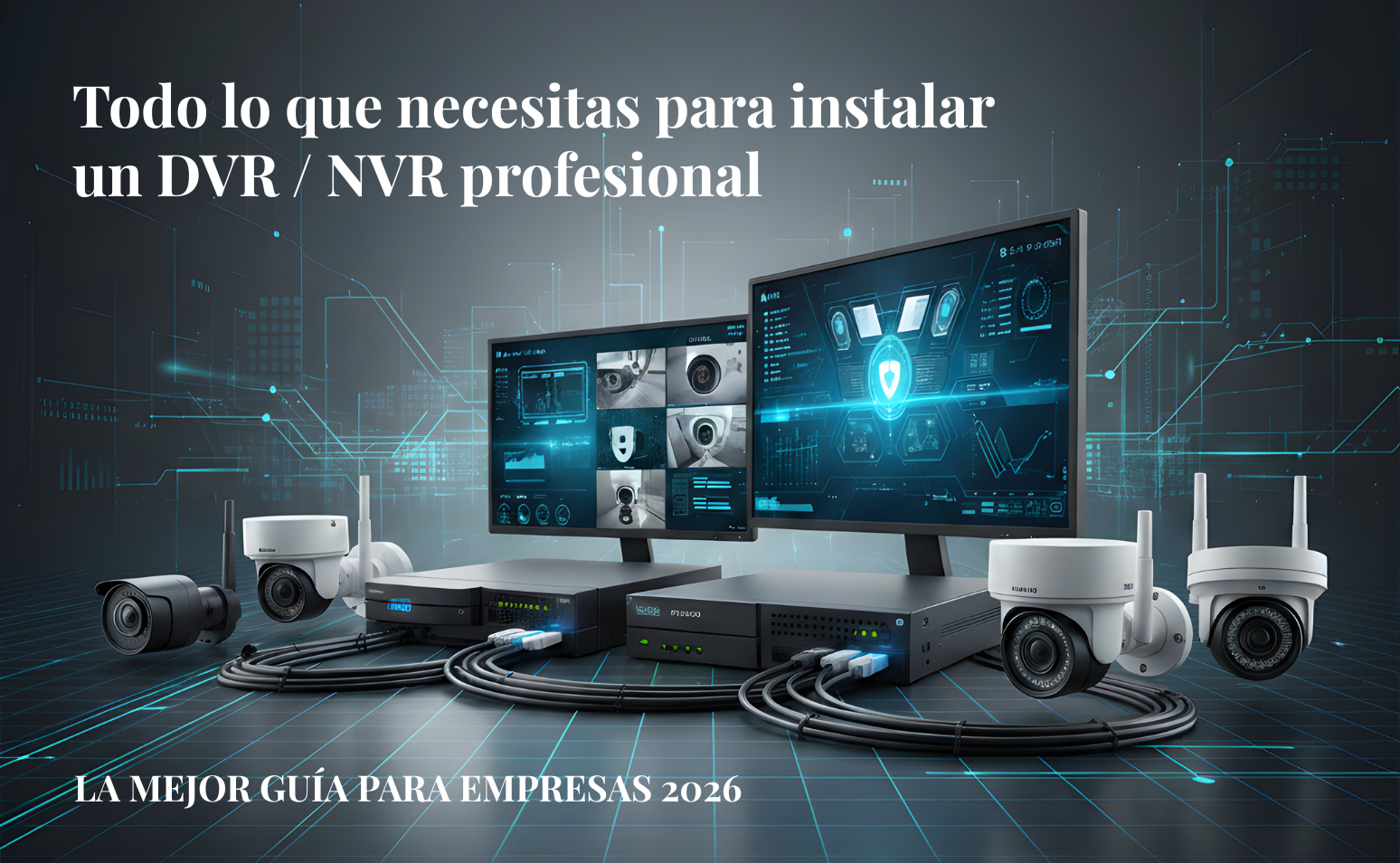 Instalación DVR/NVR profesional: Guía completa para empresas en 2026