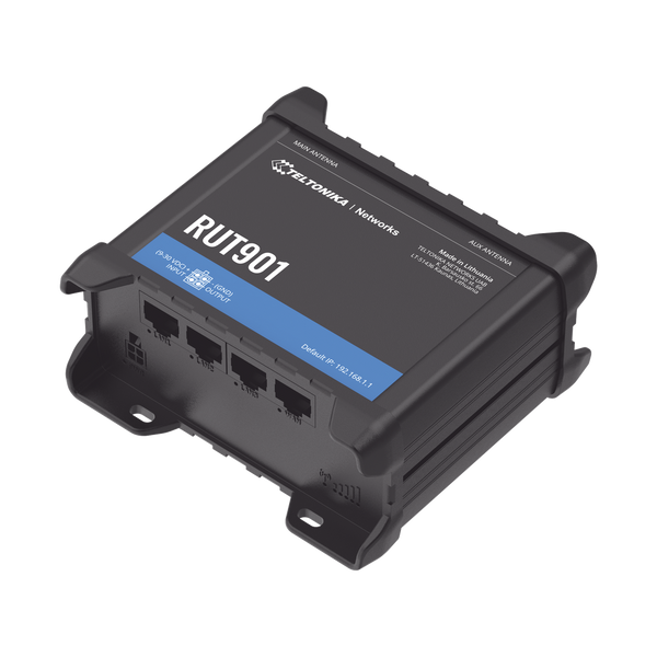 Router LTE Dual SIM 4 Puertos Ethernet Conectorizado
