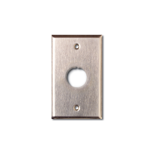 Faceplate Industrial De Acero Inoxidable