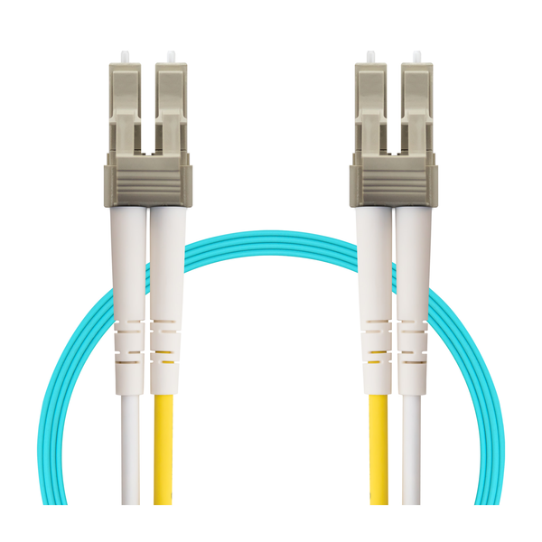 Jumper Duplex Multimodo Plenum Zipcord OM4 Aqua