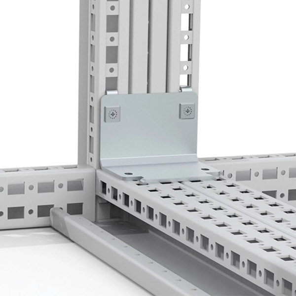 Kit De Ensamblaje De Esquinas Internas CCM Galvanizado Acero Dulce 74 x 85 x 79 Milímetros