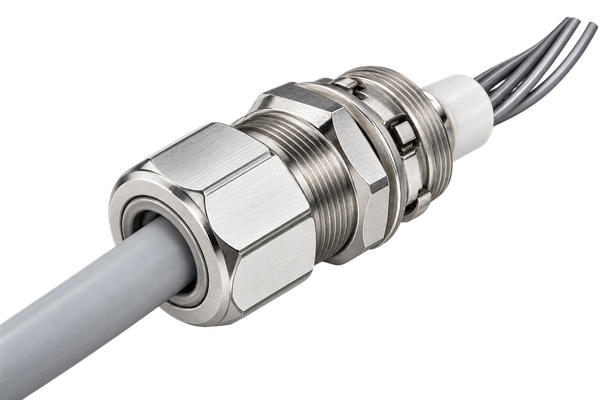 Conector Glandula c/ Contratuerca Plastico de 25 mm