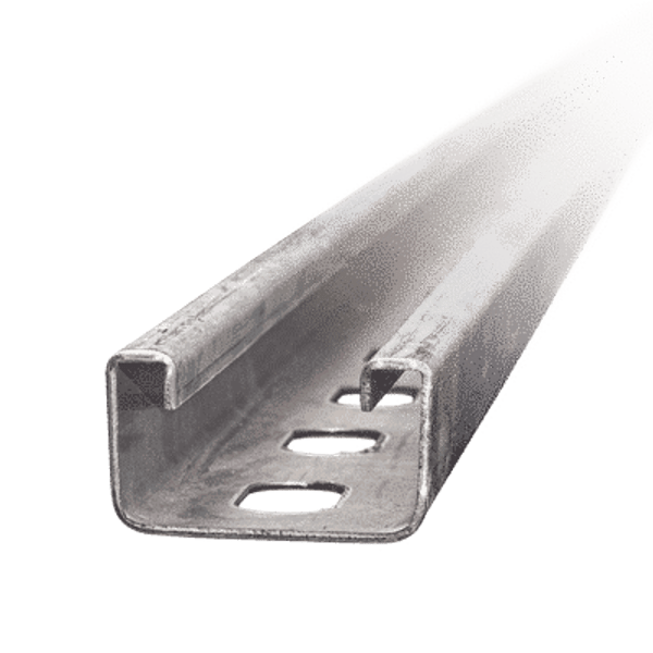 Unicanal Perforado Amarillo 4 X 2 X 30 Centímetros  3/8 Pulgadas
