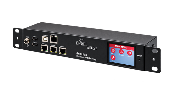 Guardian Management Gateway nVent SCHROFF para Monitoreo Ambiental de Racks