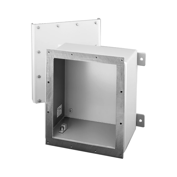 Gabinete Tipo 9 Acero Gris 10 x 8 x 4 Pulgadas