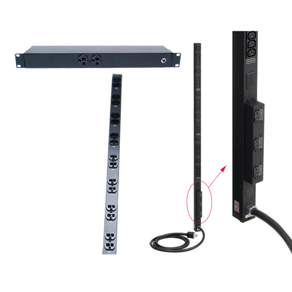 PDU, 15A, 6f & 8b outlet, 1RU