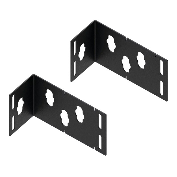 Soporte De Montaje Para Regleta De Acero Negro 3.48 x 5.67 x 0.97 Pulgadas