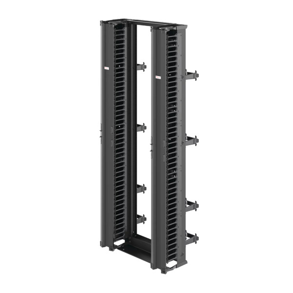 Rack Abierto 19 x 45U con 2 Organizadores Verticales de Cables