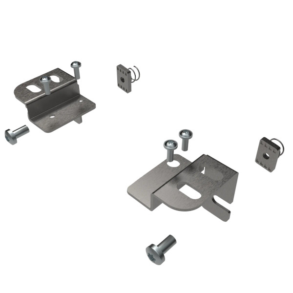 Accesorios De Montaje De Acero Dulce Para Luces LED En Gabinetes